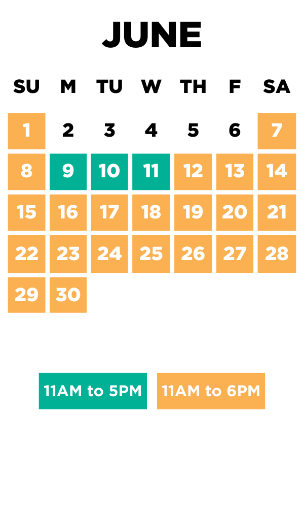 2025 Calendar Months - SCTJune25
