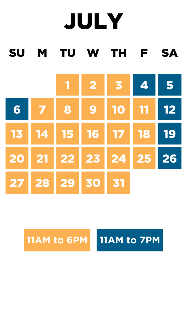 2025 Calendar Months - SCTJuly25