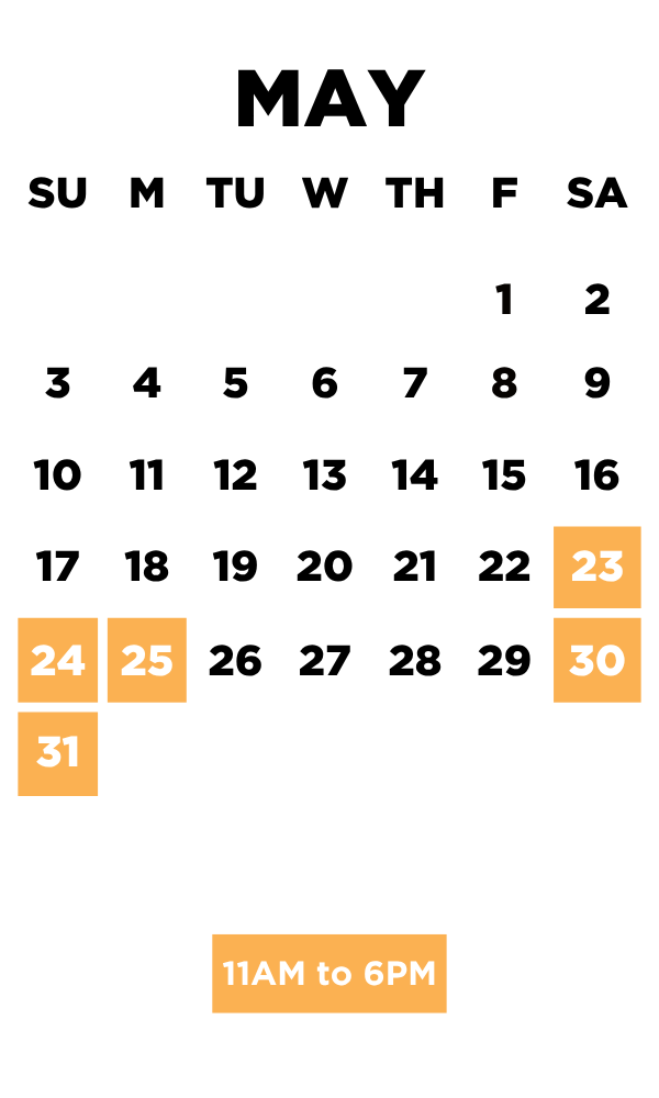 2026 Calendar Months - SCTMay25